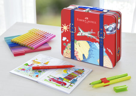 Huopakynä 40 kpl Connector matkalaukussa Faber-Castell