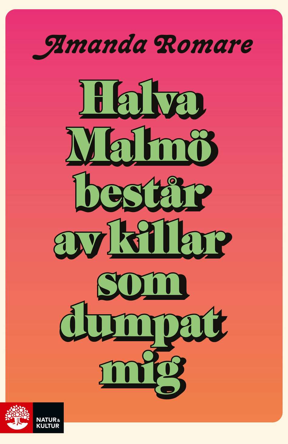 Valokuva kirjasta Amanda Romare Halva Malmö består av killar som dumpat mig, kuuluu tuoteryhmään Ruots kaunokirjat.