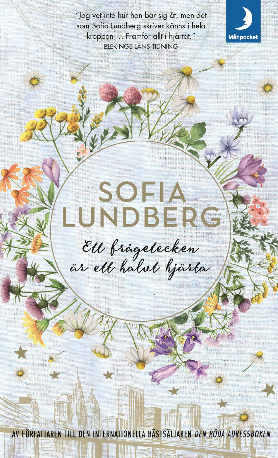 Valokuva kirjasta Sofia Lundberg Ett frågetecken är ett halvt hjärta, kuuluu tuoteryhmään Ruots kaunokirjat.