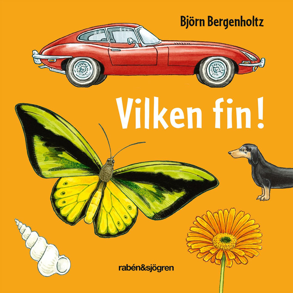 Valokuva kirjasta Björn Bergenholtz Vilken fin!, kuuluu tuoteryhmään Ruots lapset nuoret ja sarjakuvat.