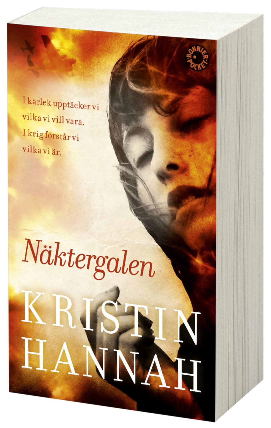 Valokuva kirjasta Kristin Hannah Näktergalen, kuuluu tuoteryhmään Ruots kaunokirjat.