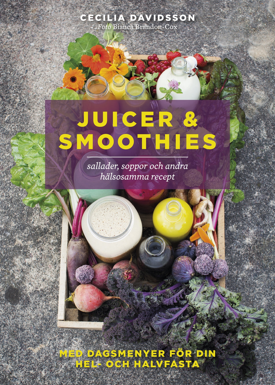 Valokuva kirjasta Cecilia Davidsson Juicer &amp; smoothies, sallader, soppor och andra hälsosamma recept, kuuluu tuoteryhmään Ruots harrasteet taide.