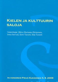 Valokuva kirjasta  Kielen ja kulttuurin saloja, kuuluu tuoteryhmään Muut tietokirjat.