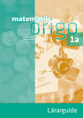 Valokuva kirjasta Verner Gerholm / Kerstin Olofsson Matematik Origo 1a Lärarguide, kuuluu tuoteryhmään Ruots lapset nuoret ja sarjakuvat.
