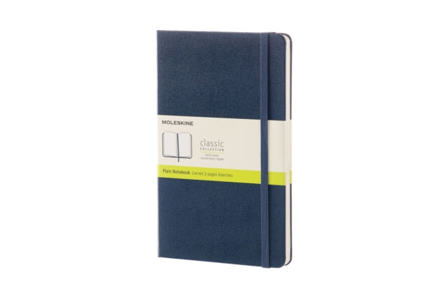 Valokuva kirjasta  Moleskine Sapphire Blue Large Plain Notebook Hard, kuuluu tuoteryhmään Muut ulkomaiset kirjat.