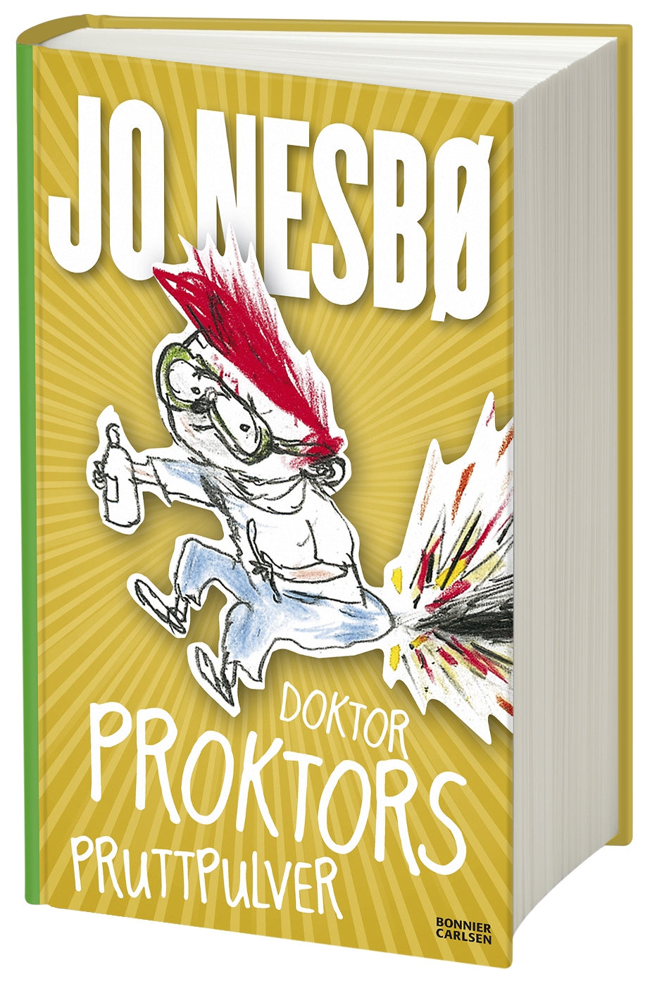 Valokuva kirjasta Jo Nesbø Doktor Proktors pruttpulver, kuuluu tuoteryhmään Ruots lapset nuoret ja sarjakuvat.