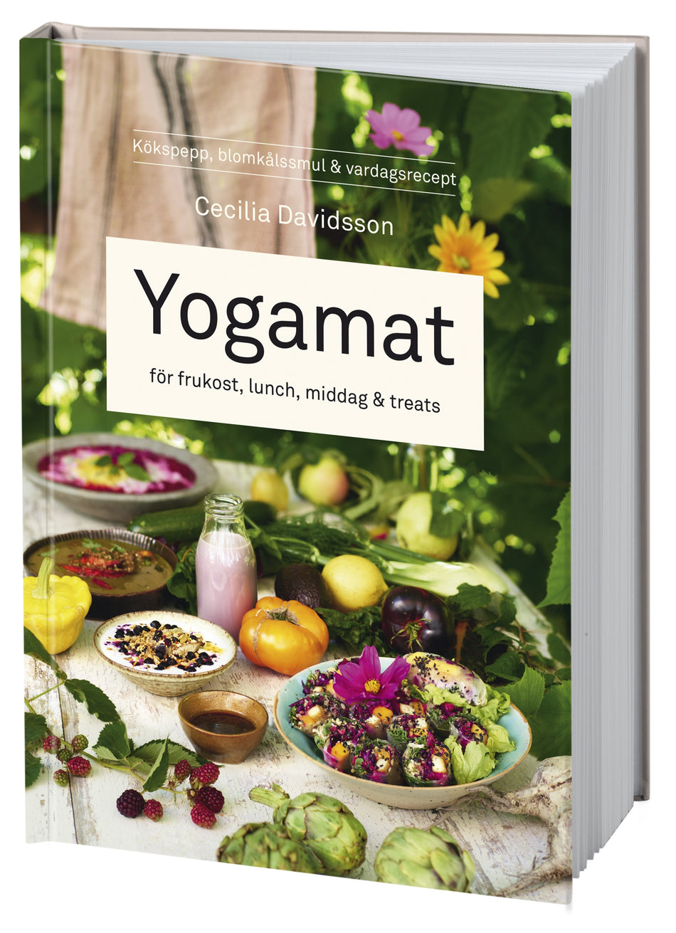 Valokuva kirjasta Cecilia Davidsson Yogamat : för frukost, lunch, middag &amp; treats, kuuluu tuoteryhmään Ruots harrasteet taide.