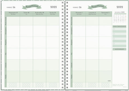 Life Planner Wellness FSC Mix 2022-2023 (lukuvuosikalenteri)