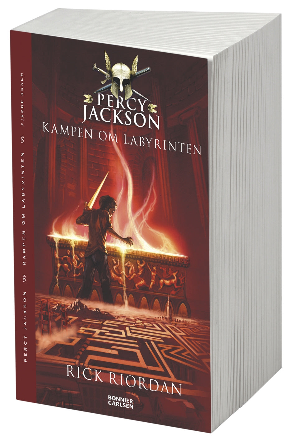 Valokuva kirjasta Rick Riordan Kampen om labyrinten, kuuluu tuoteryhmään Ruots lapset nuoret ja sarjakuvat.