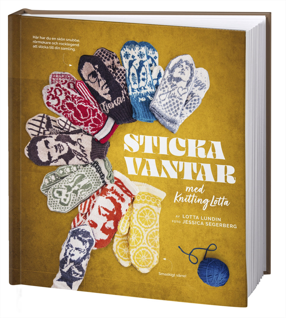 Valokuva kirjasta Lotta Lundin Sticka vantar med Knitting Lotta, kuuluu tuoteryhmään Ruots harrasteet taide.