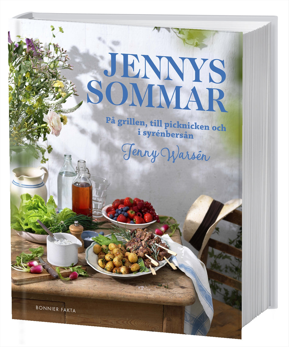 Valokuva kirjasta Jenny Warsén Jennys sommar, kuuluu tuoteryhmään Ruots harrasteet taide.