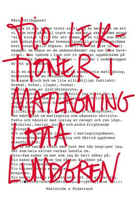 Valokuva kirjasta Lotta Lundgren Tio lektioner i matlagning, kuuluu tuoteryhmään Ruots harrasteet taide.