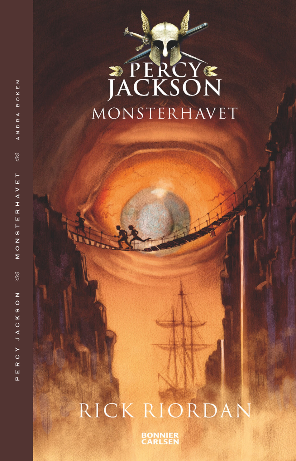 Valokuva kirjasta Rick Riordan Monsterhavet, kuuluu tuoteryhmään Ruots lapset nuoret ja sarjakuvat.