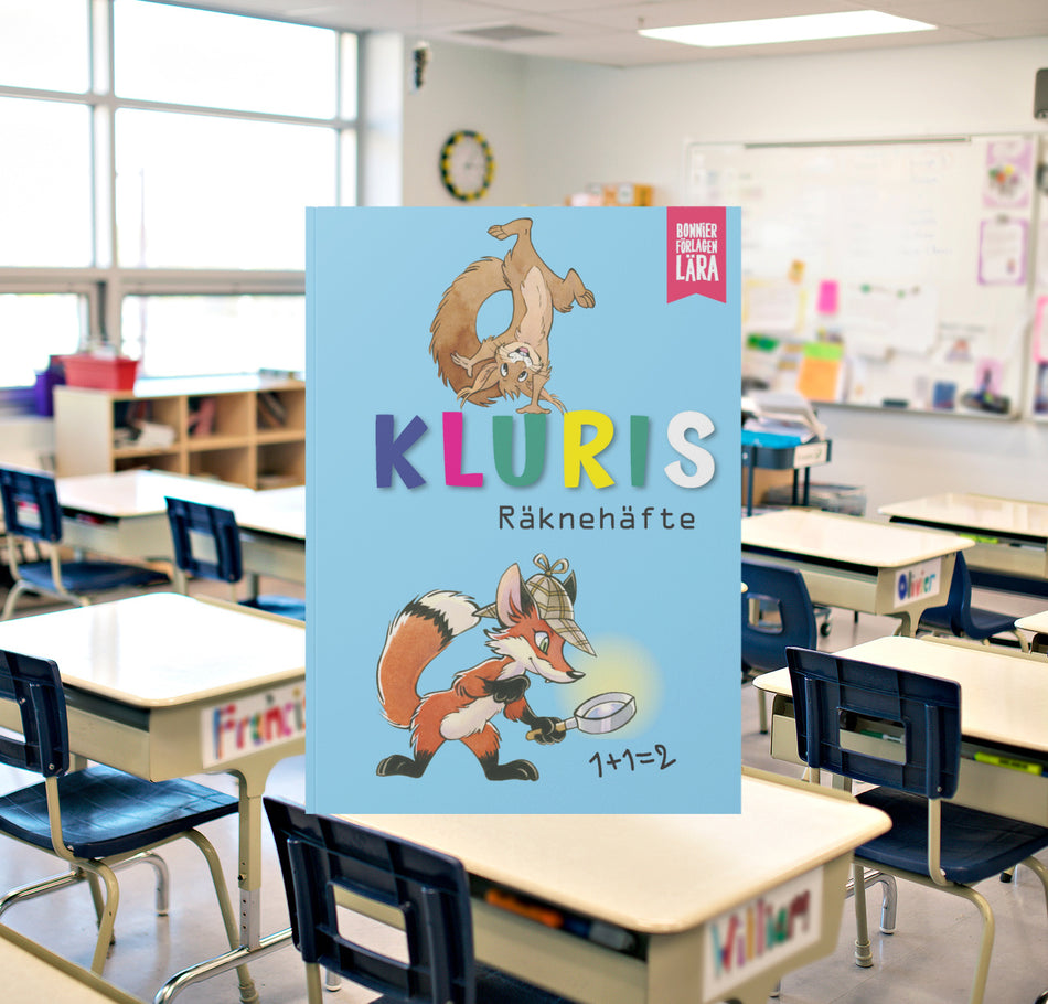 Valokuva kirjasta  Kluris Räknehäfte (25-pack), kuuluu tuoteryhmään Ruots lapset nuoret ja sarjakuvat.