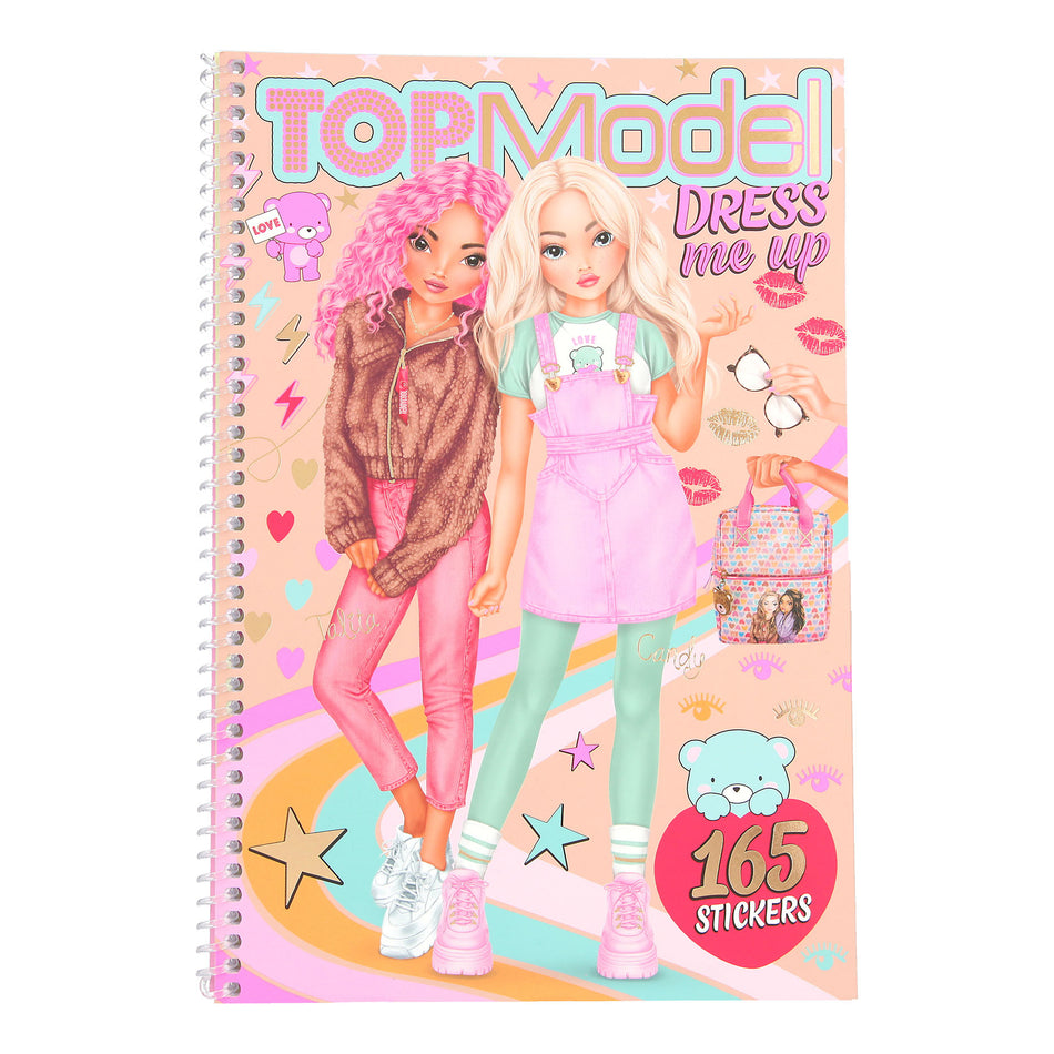 Valokuva kirjasta  TOPModel Dress Me Up TEDDY COOL, kuuluu tuoteryhmään Väritys-puuhakirjat.