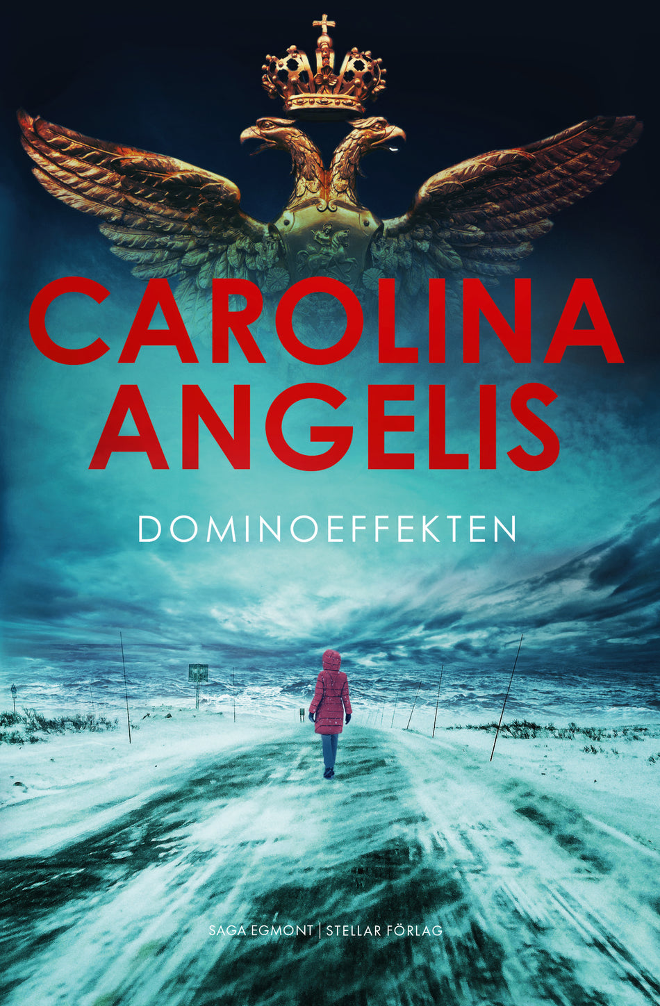 Valokuva kirjasta Carolina Angelis Dominoeffekten, kuuluu tuoteryhmään Ruots kaunokirjat.