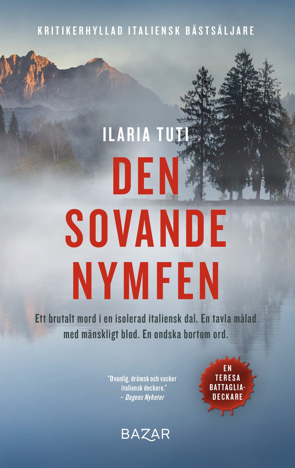 Valokuva kirjasta Ilaria Tuti Den sovande nymfen, kuuluu tuoteryhmään Ruots kaunokirjat.