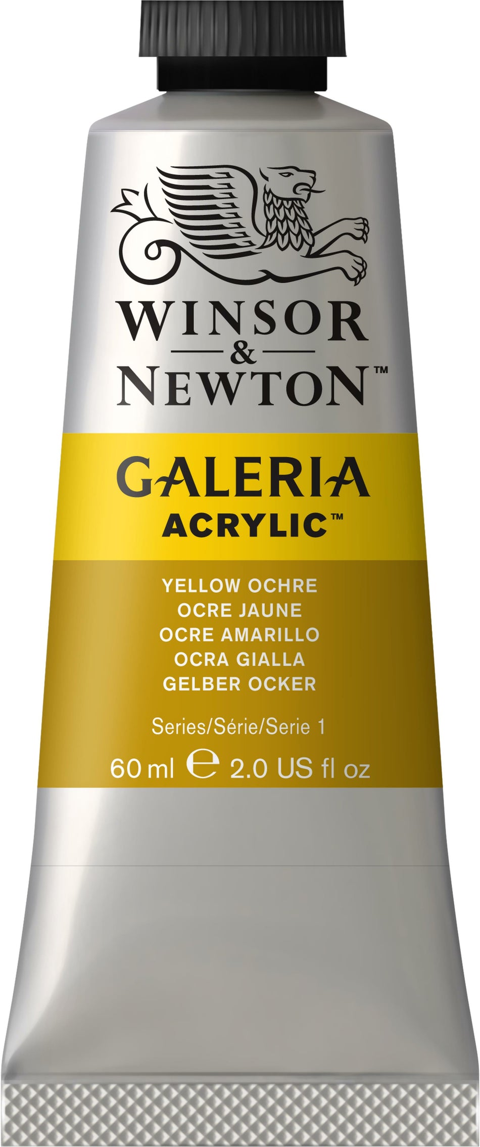 Valokuva tuotteesta Akryyliväri 60ml 744 Yellow ochre W&amp;N Galeria, kuuluu tuoteryhmään Taidetarvikkeet.