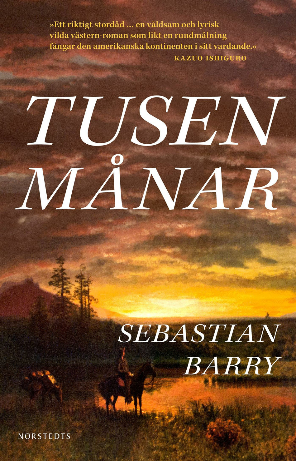 Valokuva kirjasta Sebastian Barry Tusen månar, kuuluu tuoteryhmään Ruots kaunokirjat.