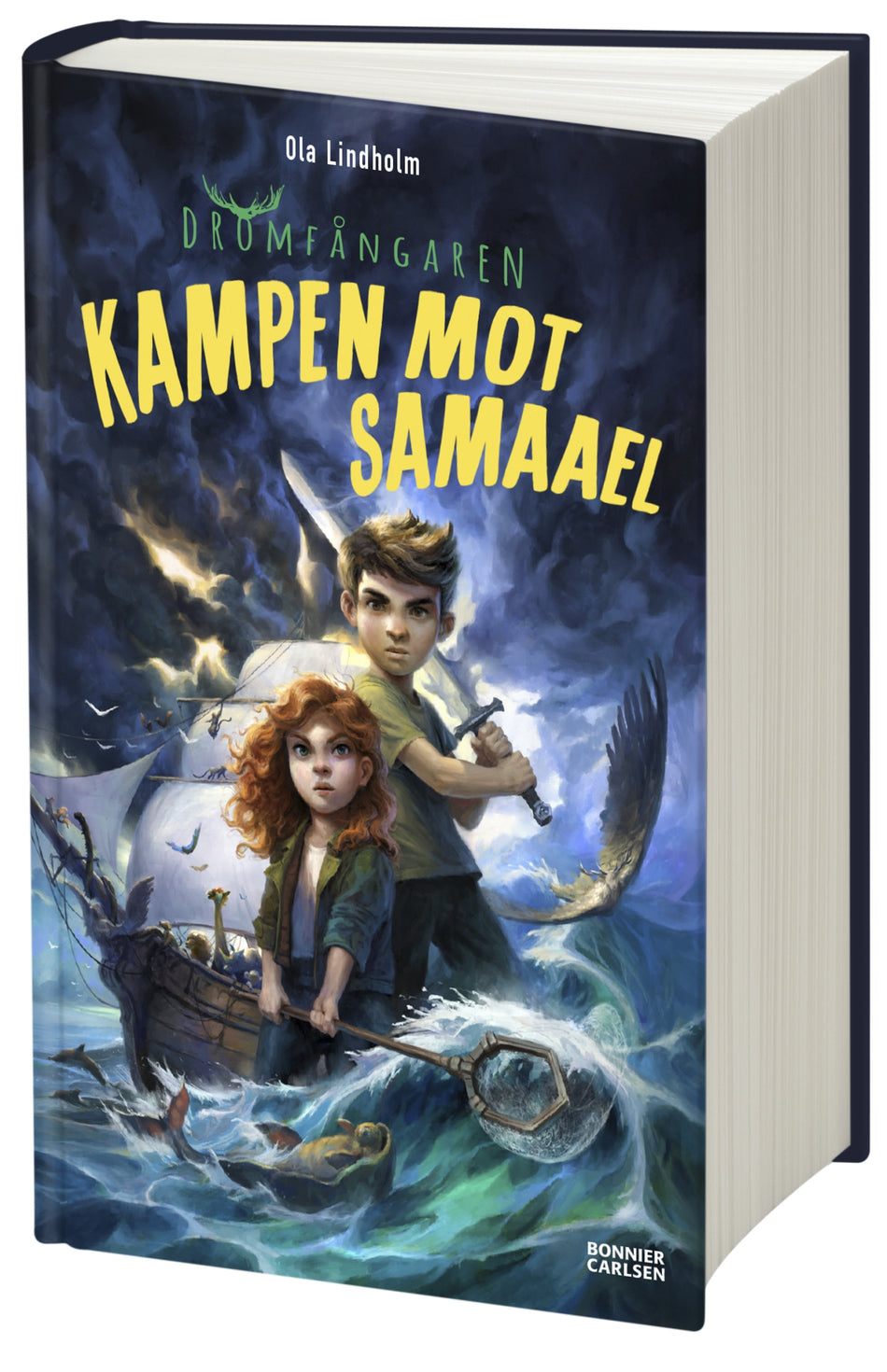 Valokuva kirjasta Ola Lindholm Kampen mot Samaael, kuuluu tuoteryhmään Ruots lapset nuoret ja sarjakuvat.