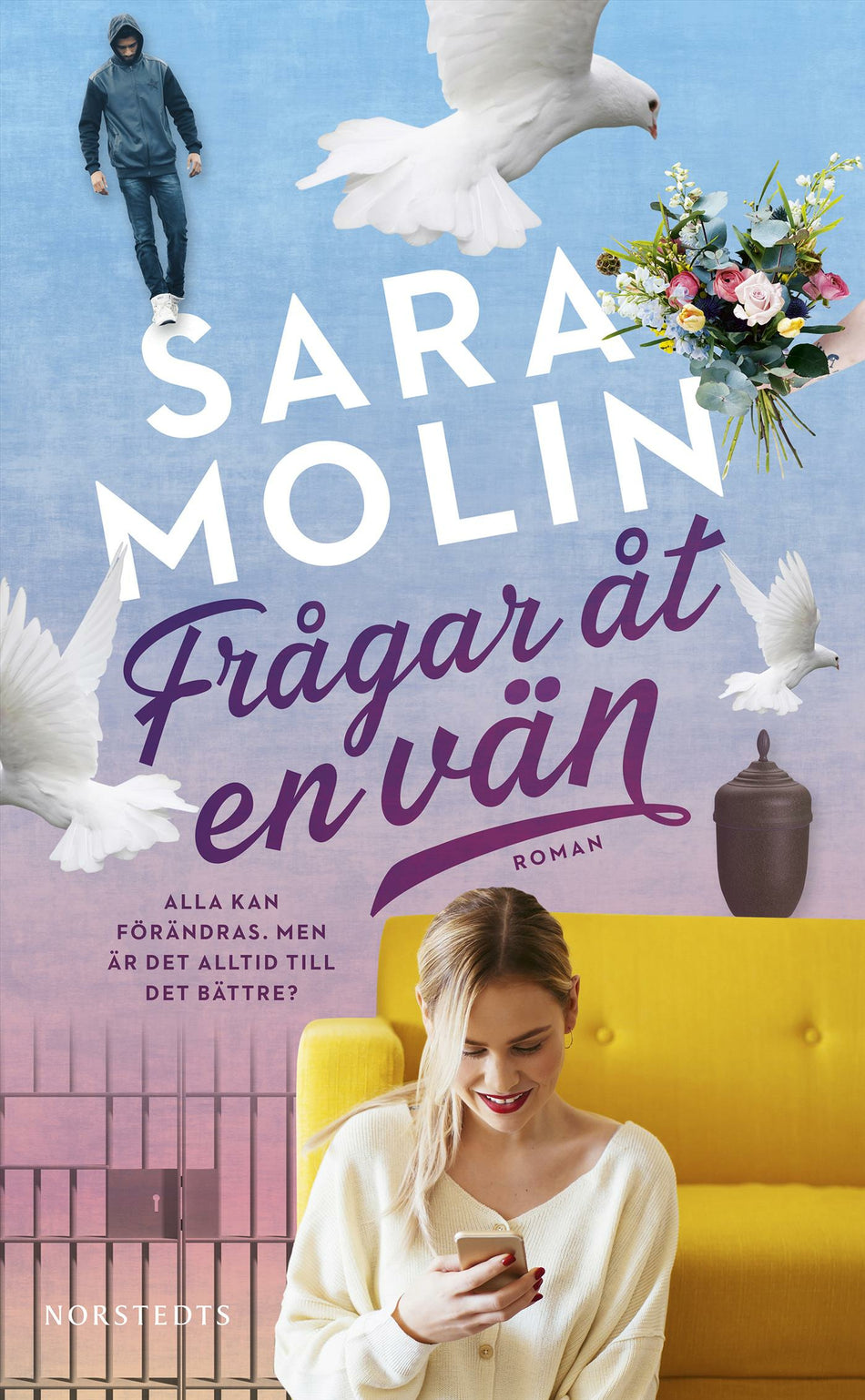Valokuva kirjasta Sara Molin Frågar åt en vän, kuuluu tuoteryhmään Ruots kaunokirjat.