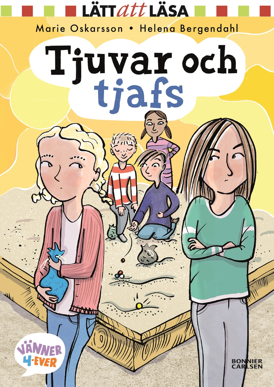 Valokuva kirjasta Marie Oskarsson Tjuvar och tjafs, kuuluu tuoteryhmään Ruots lapset nuoret ja sarjakuvat.