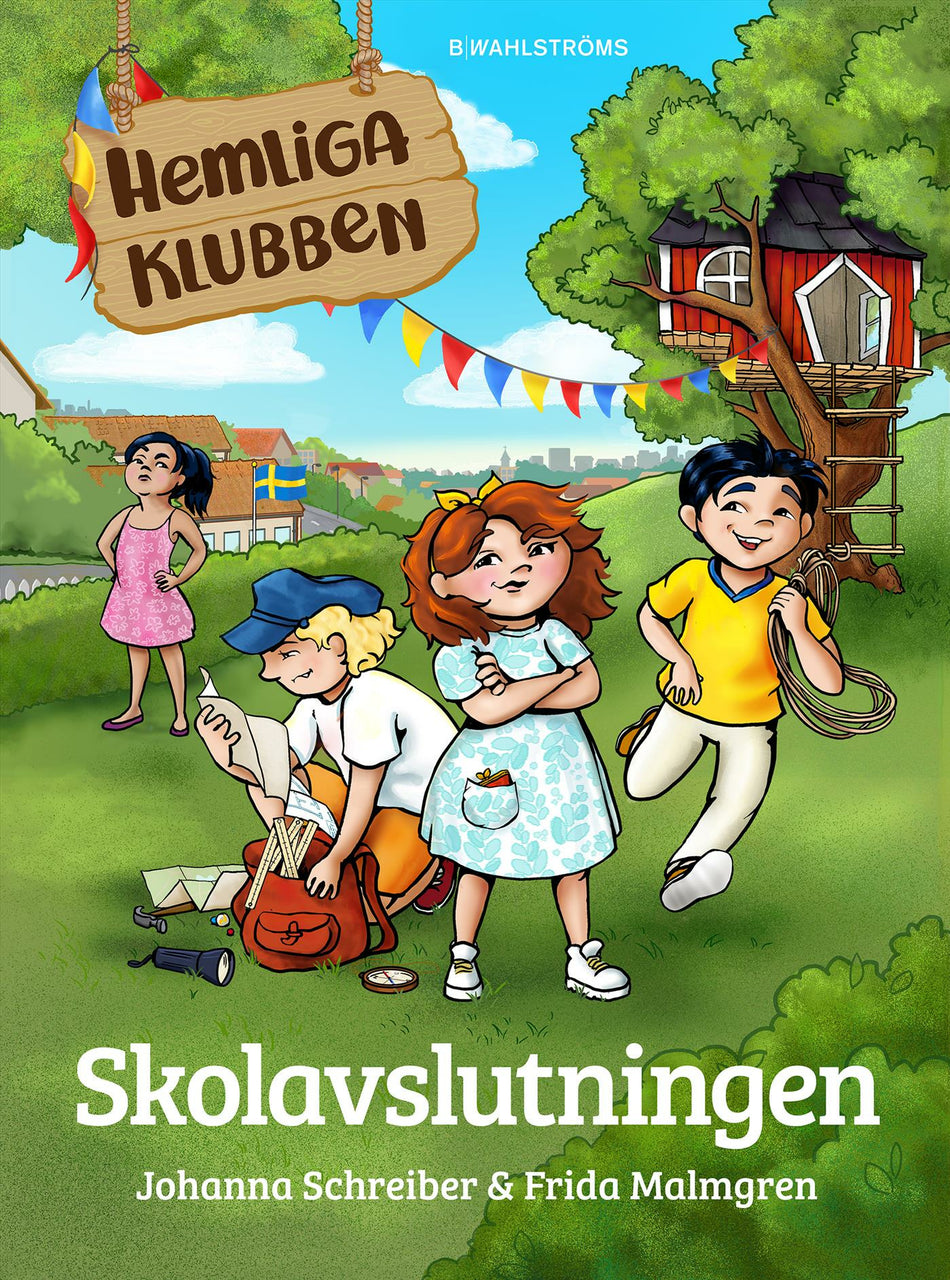 Valokuva kirjasta Johanna Schreiber Skolavslutningen, kuuluu tuoteryhmään Ruots lapset nuoret ja sarjakuvat.