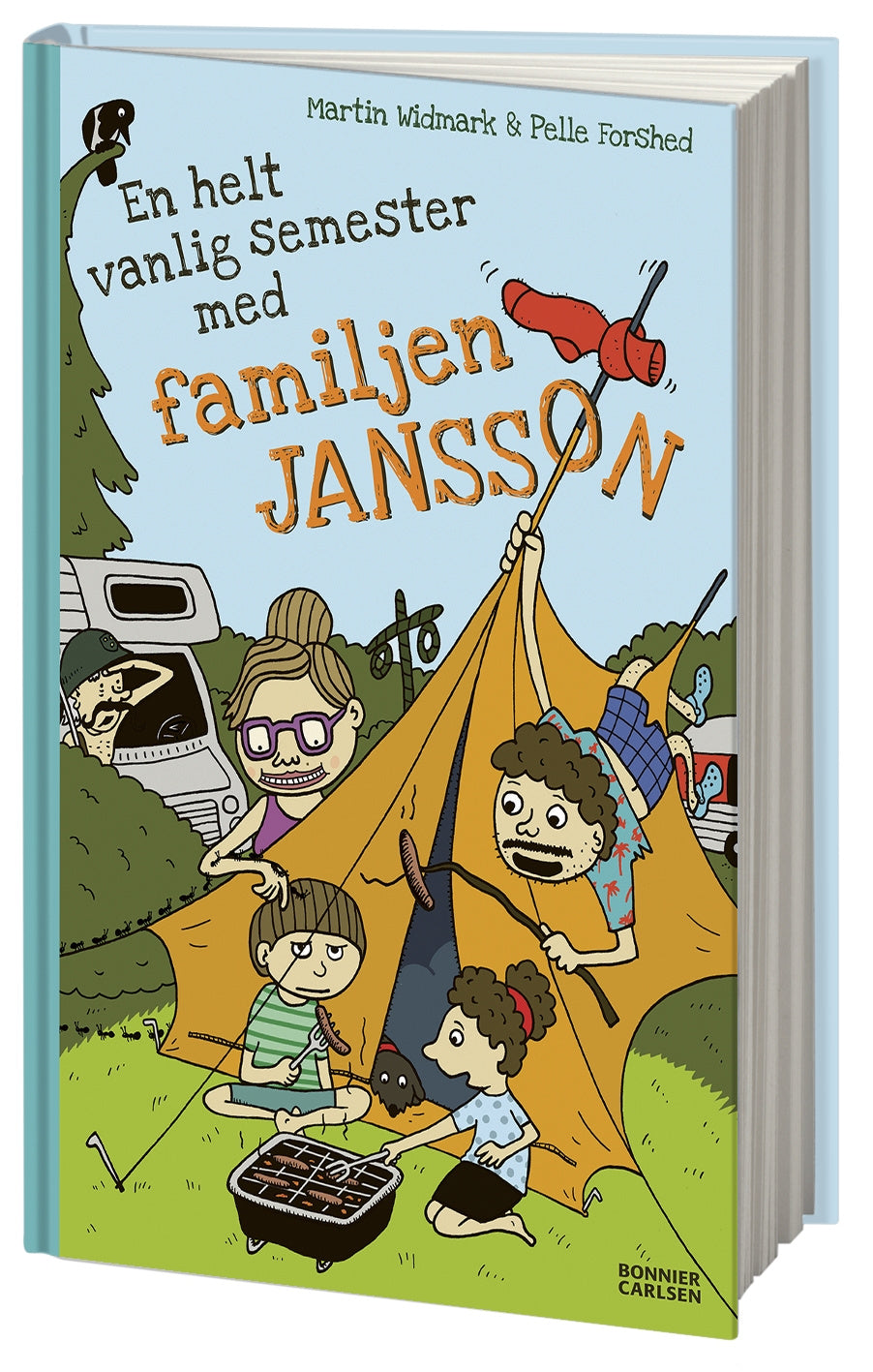 Valokuva kirjasta Martin Widmark En helt vanlig semester med familjen Jansson, kuuluu tuoteryhmään Ruots lapset nuoret ja sarjakuvat.
