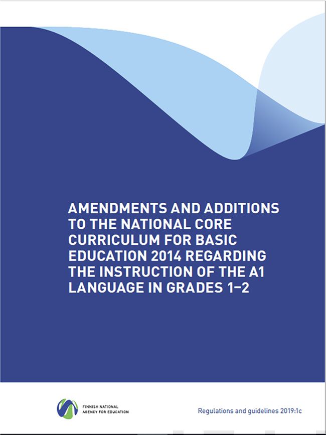 Valokuva kirjasta  Amendments and additions to the National Core Curriculum for Basic Education 2014 regarding the instruction of the A1 language in grades 1-2, kuuluu tuoteryhmään P-kirjat.