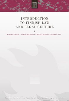 Valokuva kirjasta  Introduction to Finnish Law and Legal Culture, kuuluu tuoteryhmään Talous yhteiskunta.