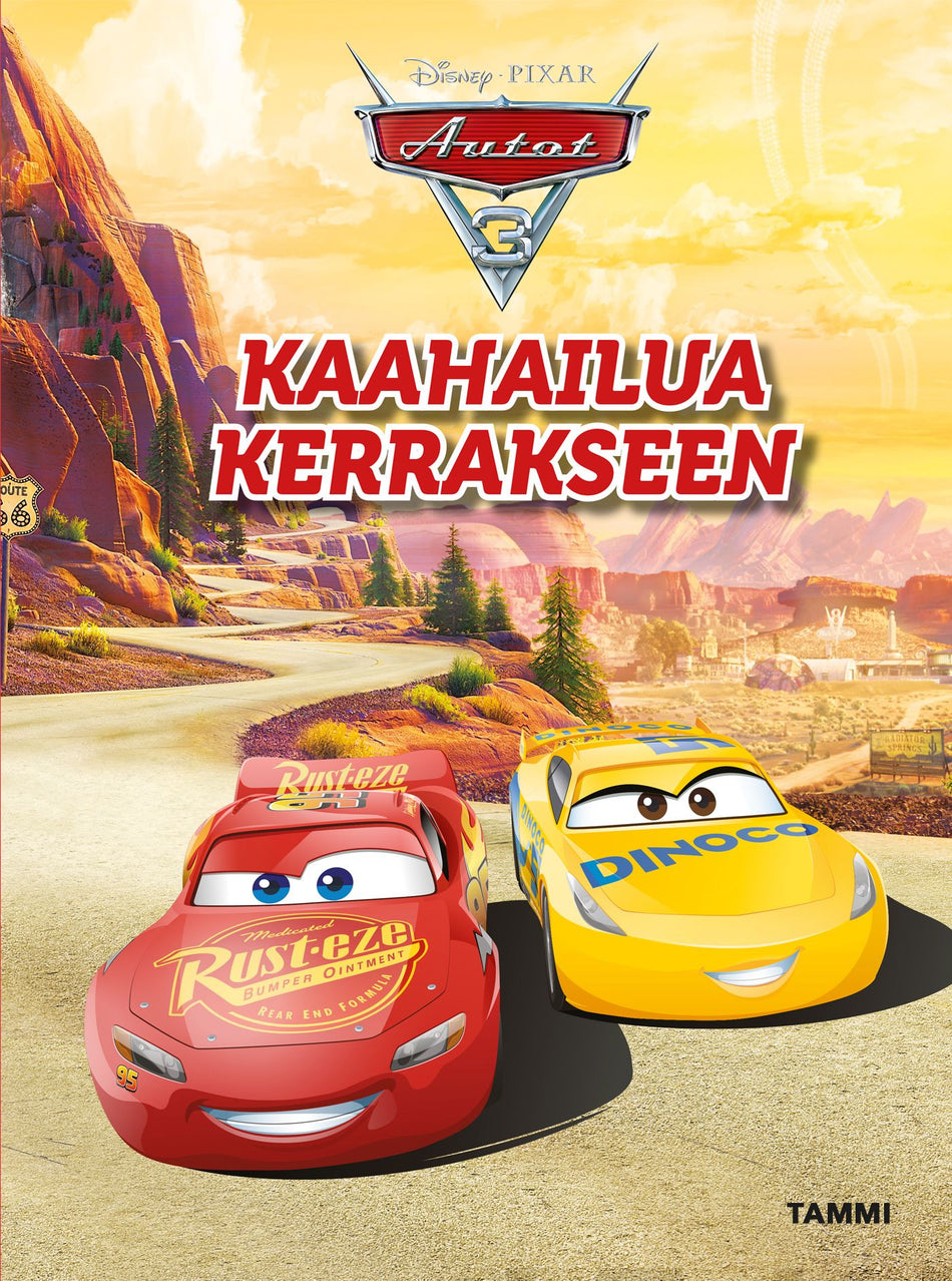 Valokuva kirjasta N/A Pixar Autot. Kaahailua kerrakseen, kuuluu tuoteryhmään E-kirjat lapset ja nuoret.