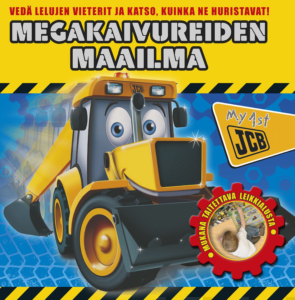 Valokuva kirjasta  JCB - Megakaivureiden maailma, kuuluu tuoteryhmään Lasten kuvakirjat.