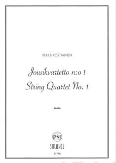 Valokuva kirjasta  Jousikvartetto n:o 1, kuuluu tuoteryhmään Musiikki.