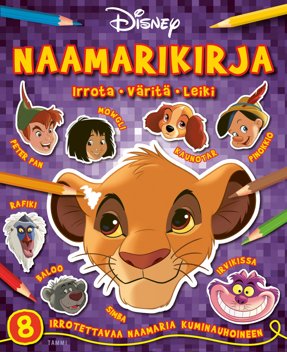 Valokuva kirjasta Disney Disney Naamarikirja, kuuluu tuoteryhmään Lasten ja nuorten tietokirjat.