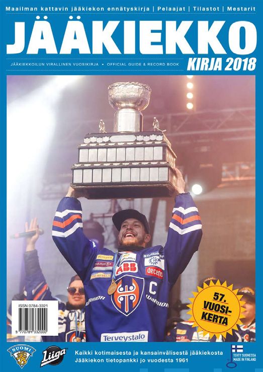 Valokuva kirjasta  Jääkiekkokirja 2018-2019, kuuluu tuoteryhmään Urheilu harrasteet.