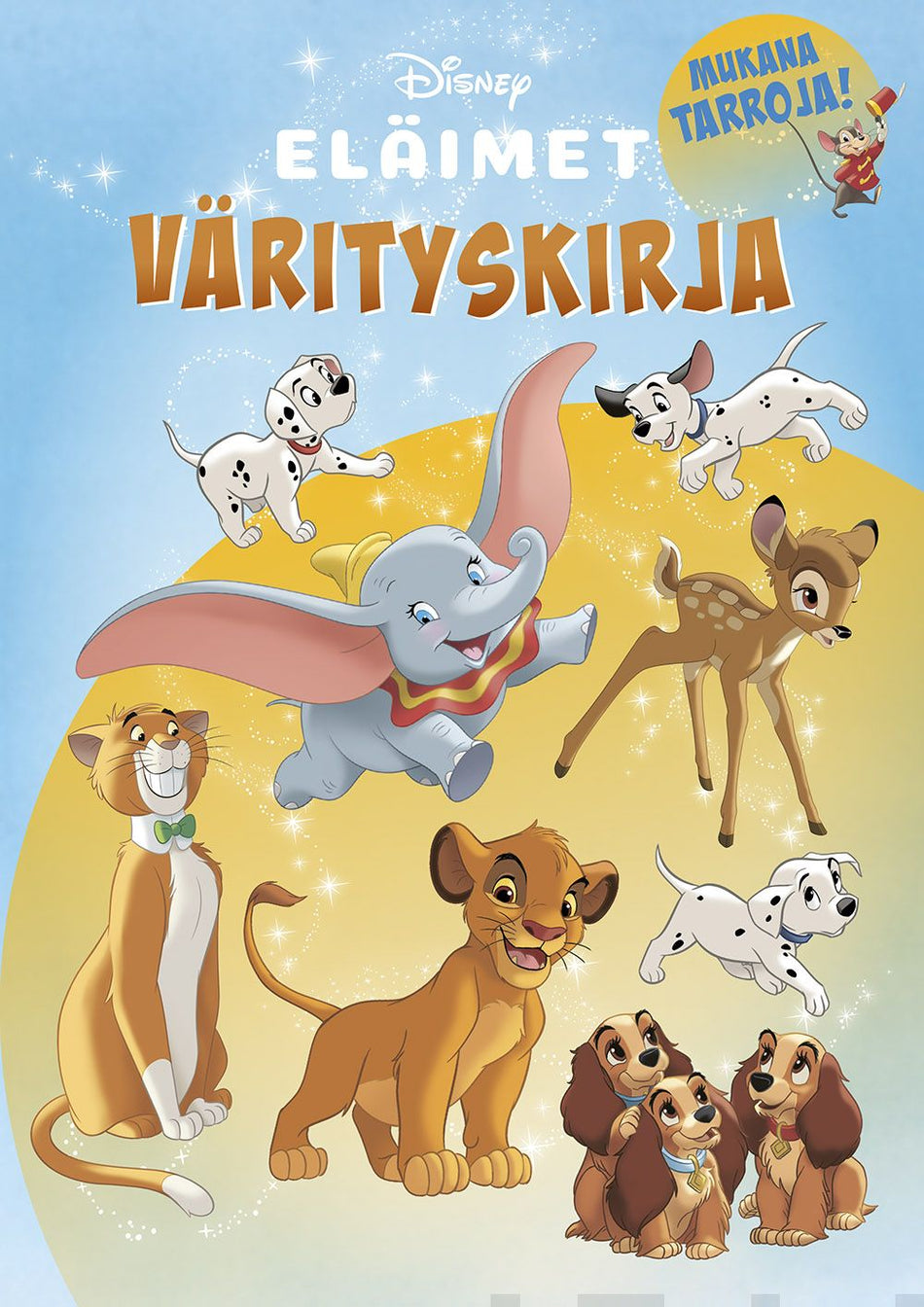 Valokuva kirjasta  Disney Klassikot Eläimet värityskirja, kuuluu tuoteryhmään Väritys-puuhakirjat.