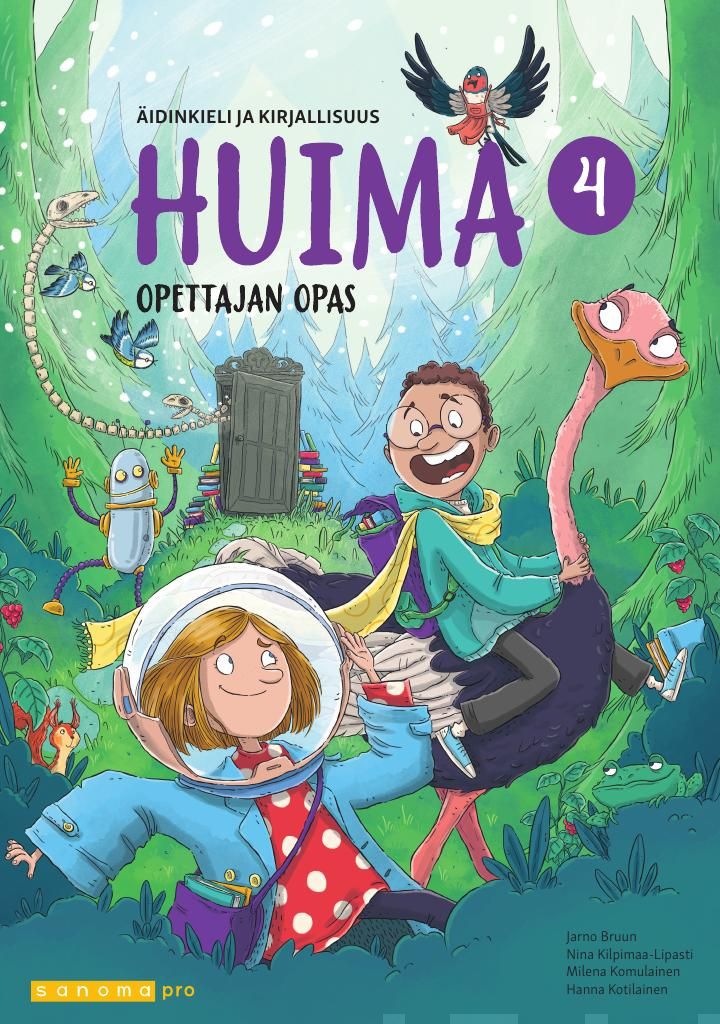 Valokuva kirjasta Jarno Bruun / Nina Kilpimaa-Lipasti / Milena Komulainen / Hanna Kotilainen Huima 4 Opettajan opas, kuuluu tuoteryhmään P-kirjat.