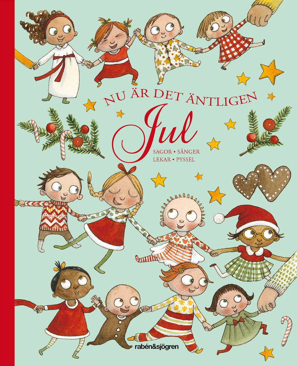 Valokuva kirjasta Astrid Lindgren / Lennart Hellsing / Inger Sandberg / Antologi Nu är det äntligen Jul : Sagor Sånger Lekar Pyssel, kuuluu tuoteryhmään Ruots lapset nuoret ja sarjakuvat.