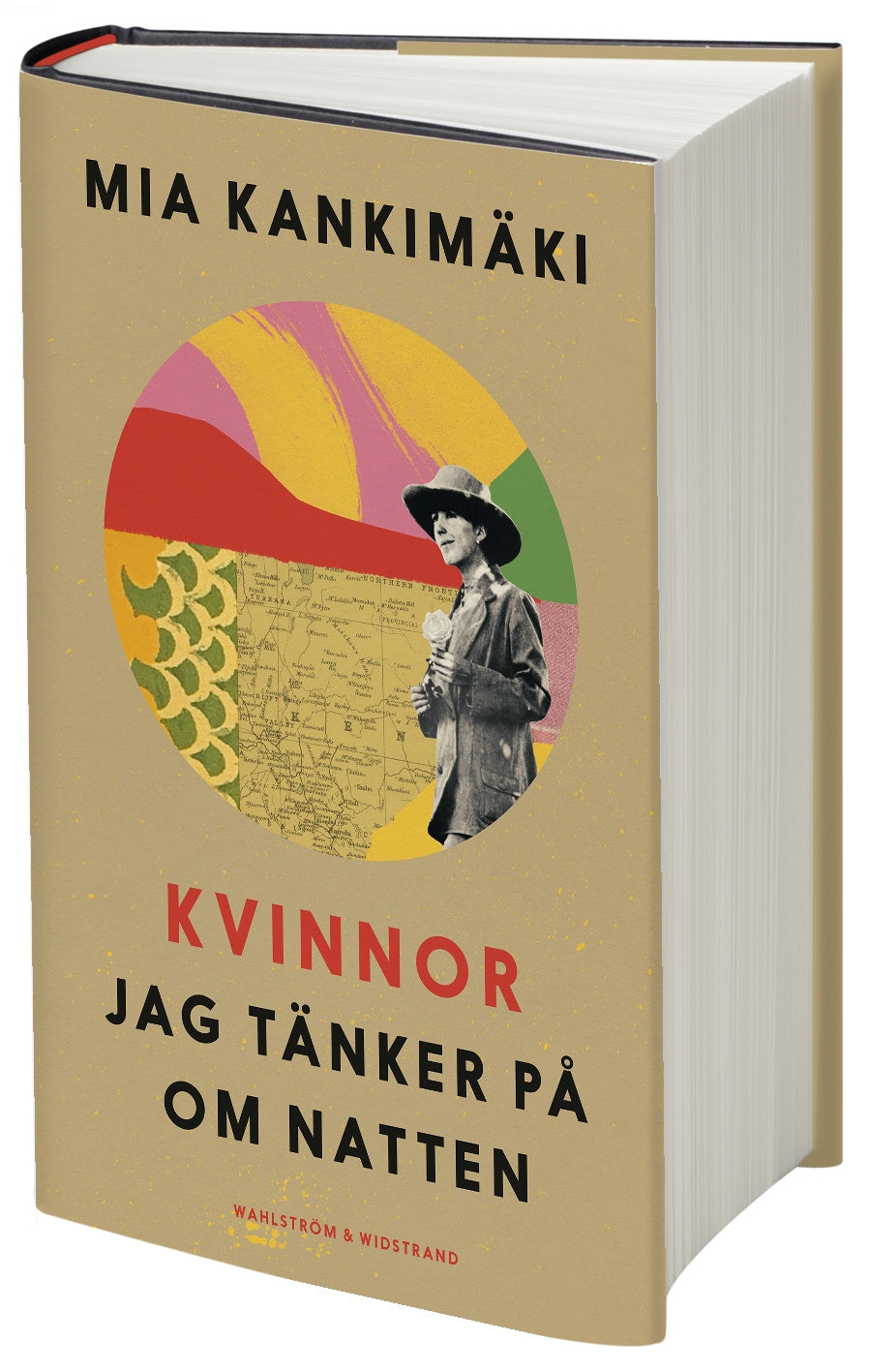 Valokuva kirjasta Mia Kankimäki Kvinnor jag tänker på om natten, kuuluu tuoteryhmään Ruots muu tieto.