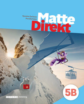 Valokuva kirjasta Synnöve Carlsson / Pernilla Falck Matte Direkt 5B, kuuluu tuoteryhmään Ruots lapset nuoret ja sarjakuvat.