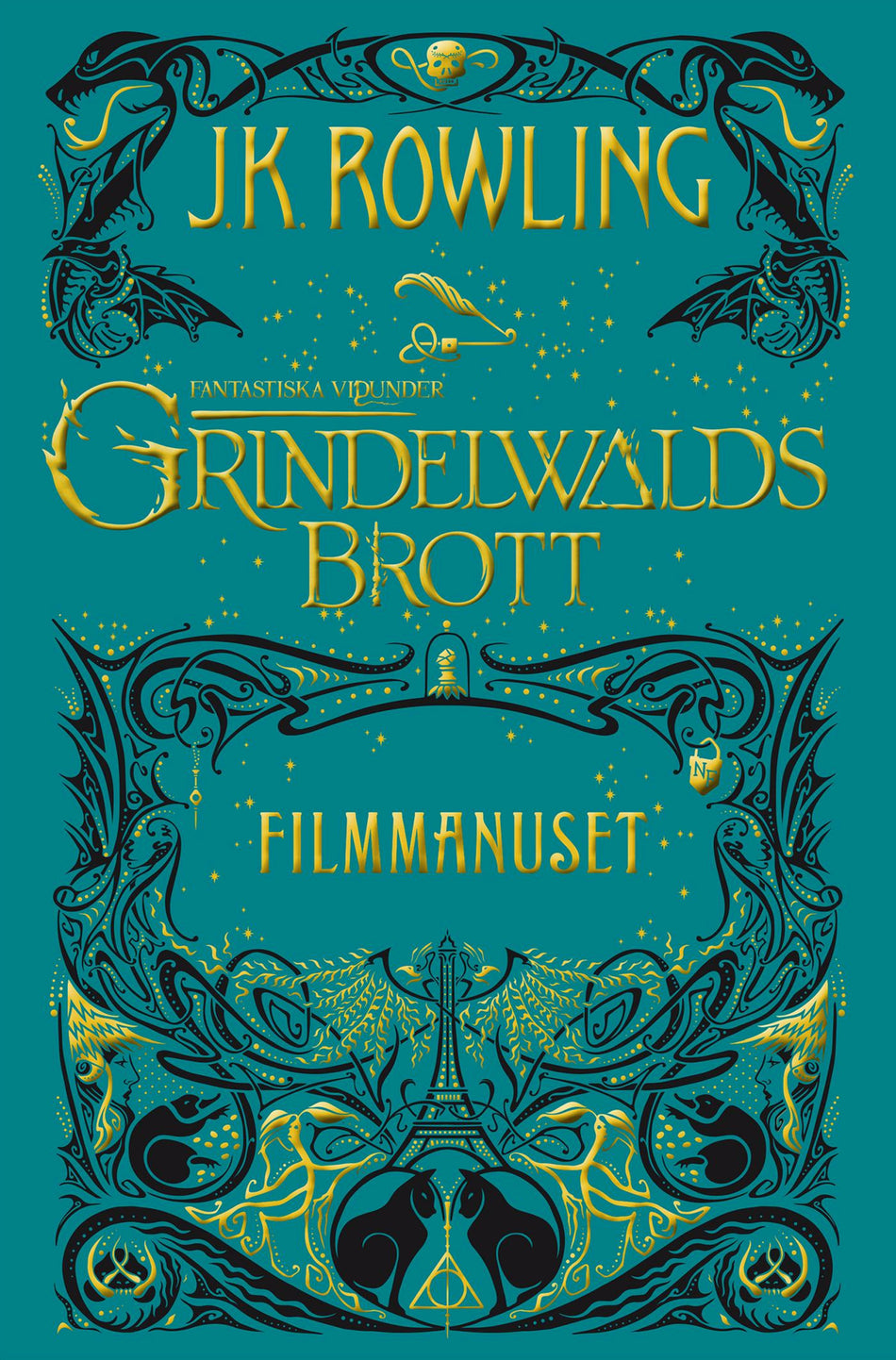 Valokuva kirjasta J. K. Rowling Grindelwalds brott : filmmanuset, kuuluu tuoteryhmään Ruots lapset nuoret ja sarjakuvat.