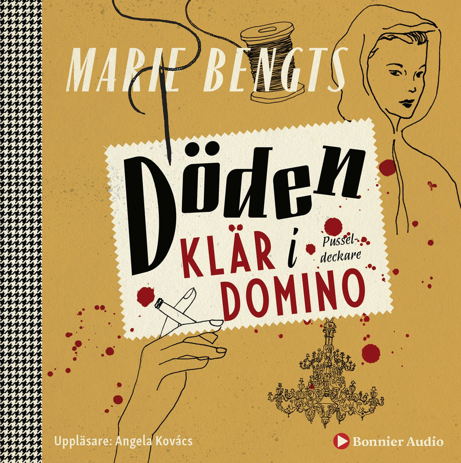 Valokuva kirjasta Marie Bengts Döden klär i domino, kuuluu tuoteryhmään Ruots kaunokirjat.
