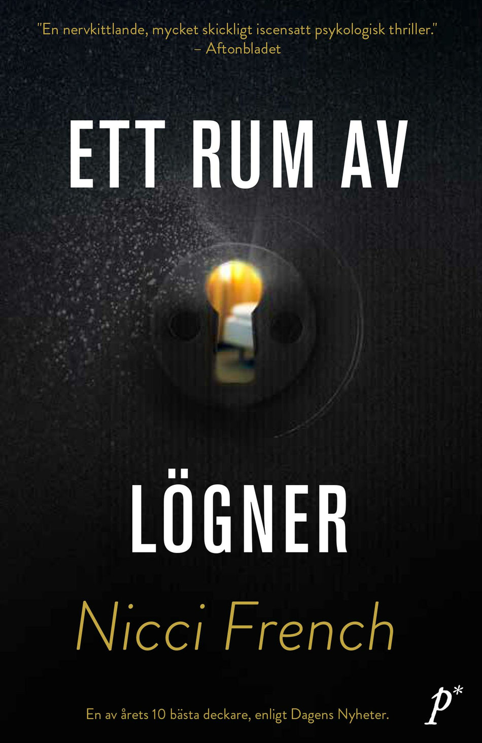 Valokuva kirjasta Nicci French Ett rum av lögner, kuuluu tuoteryhmään Ruots kaunokirjat.