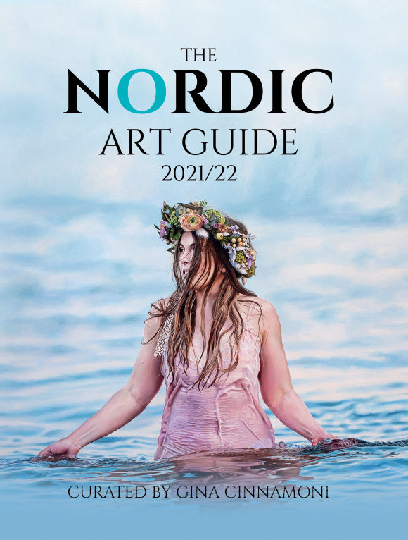 Valokuva kirjasta Gina Cinnamoni Nordic Art Guide 2021/22, kuuluu tuoteryhmään Ruots harrasteet taide.
