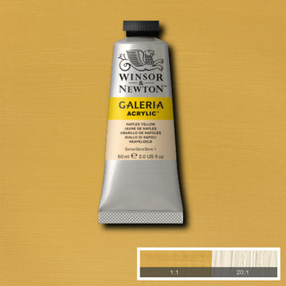 Akryyliväri 60ml 422 Naples yellow W&N Galeria