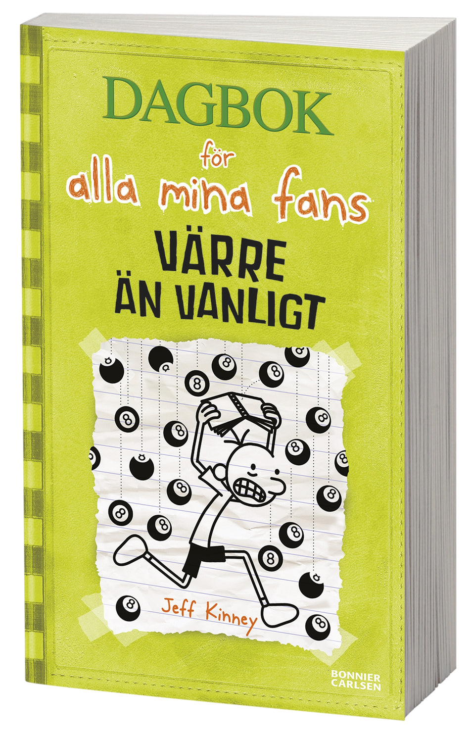 Valokuva kirjasta Jeff Kinney Värre än vanligt, kuuluu tuoteryhmään Ruots lapset nuoret ja sarjakuvat.