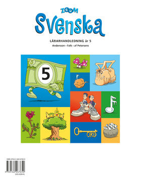 Valokuva kirjasta Jill Andersson / Birgitta Falk / Bodil af Petersens Zoom Svenska Lärarhandledning år 5, kuuluu tuoteryhmään Ruots lapset nuoret ja sarjakuvat.