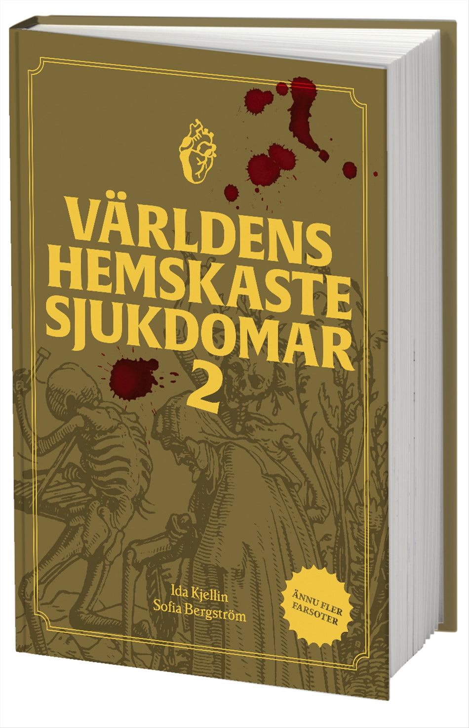 Valokuva kirjasta Ida Kjellin / Sofia Bergström Världens hemskaste sjukdomar 2, kuuluu tuoteryhmään Ruots lapset nuoret ja sarjakuvat.