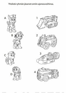 Ryhmä Hau - Paw Patrol Pennut pysyvät yhdessä