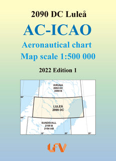 ACICAO 2090DC Luleå 2022 : Skala 1:500 000